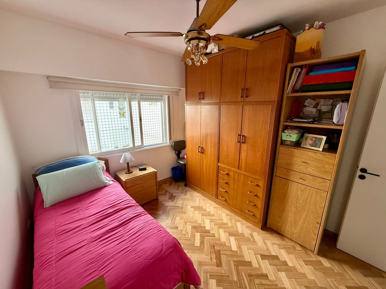 DEPARTAMENTO AL FRENTE 3 AMBIENTES CON COCHERA Y BAULERA EN VILLA URQUIZA
